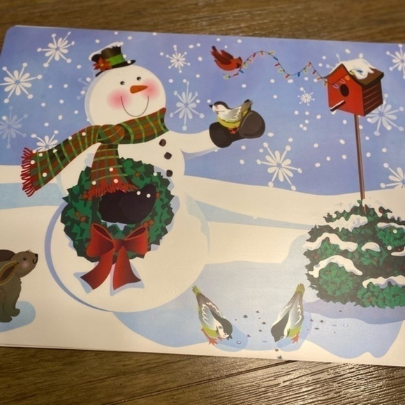 Christmas ☃️🎄set of 4 placemats‎ - Picture 1 of 8
